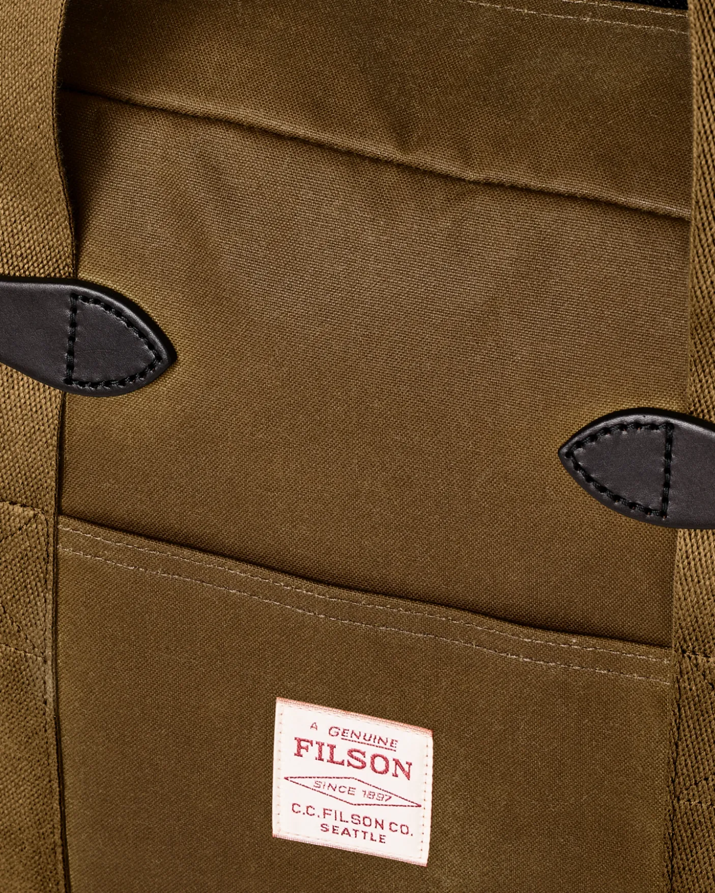 Tin Cloth Zipper Tote Bag