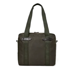 Tin Cloth Zipper Tote Bag