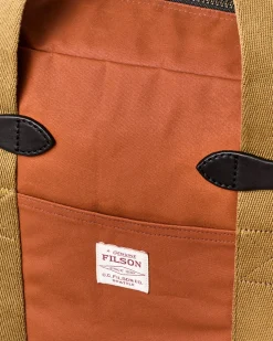 Tin Cloth Zipper Tote Bag