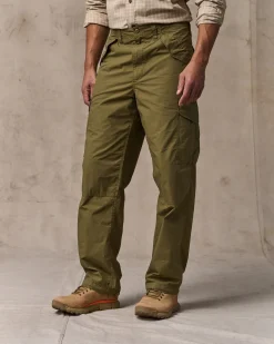 Tropical Poplin Cargo Pants
