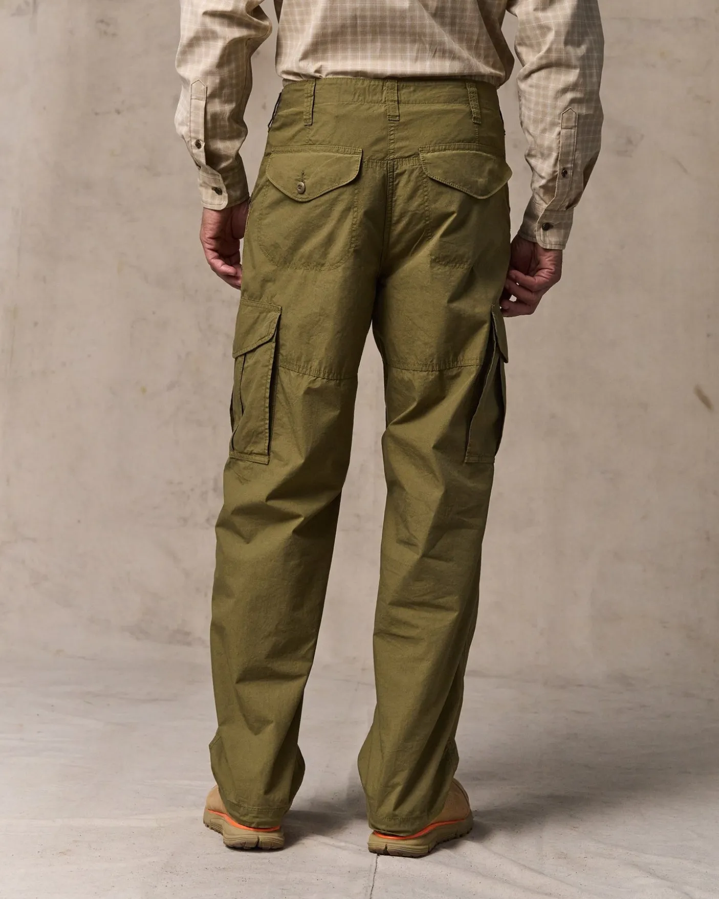 Tropical Poplin Cargo Pants