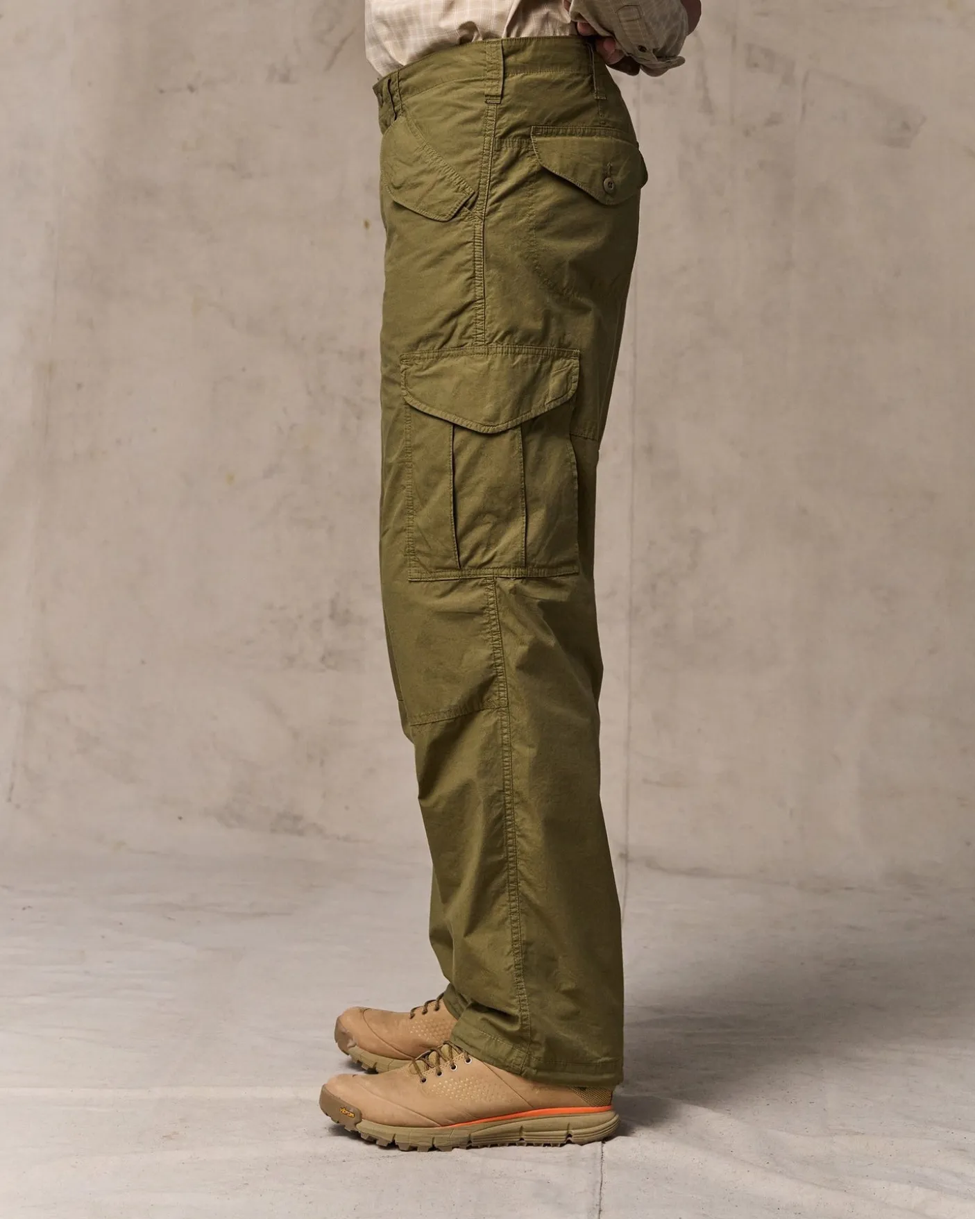 Tropical Poplin Cargo Pants