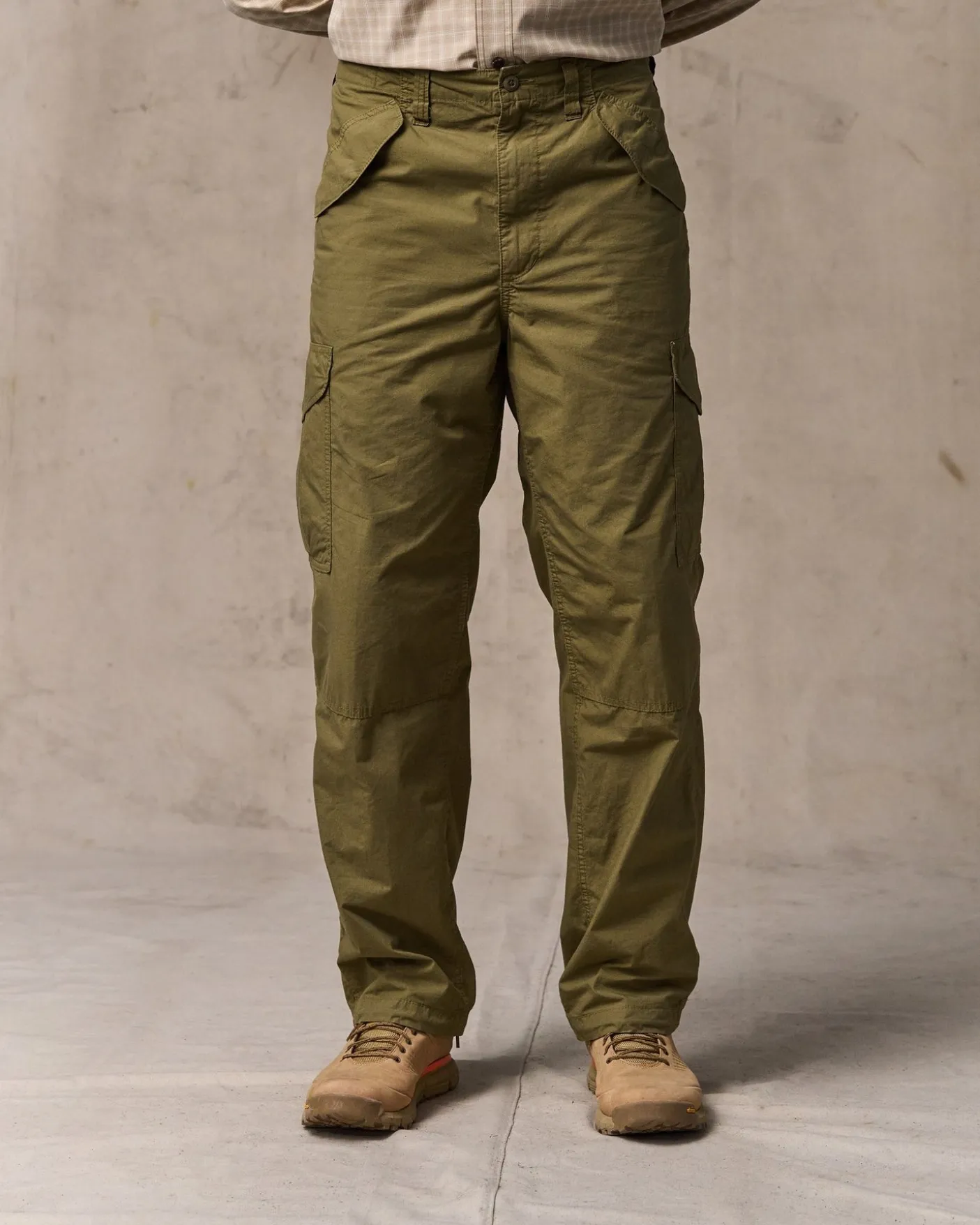 Tropical Poplin Cargo Pants