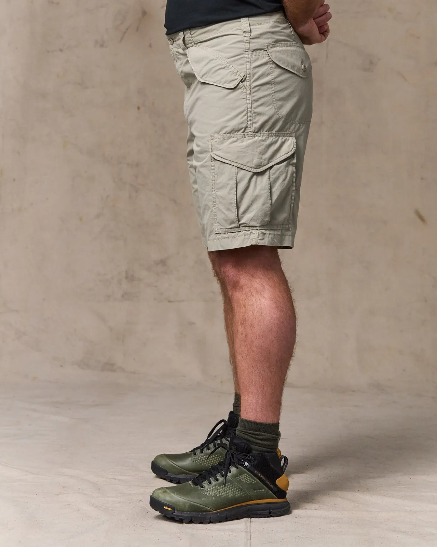 Tropical Poplin Cargo Short
