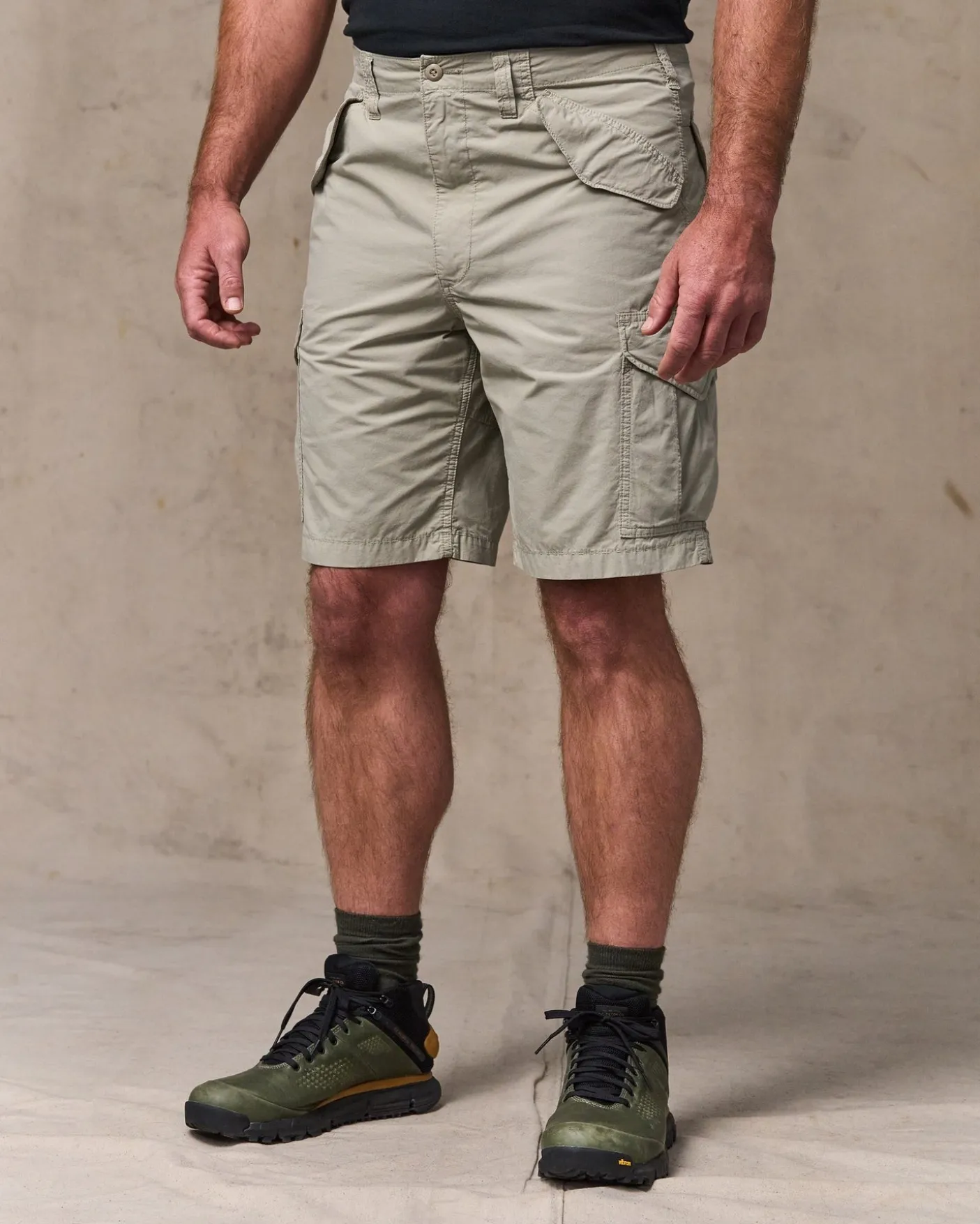 Tropical Poplin Cargo Short