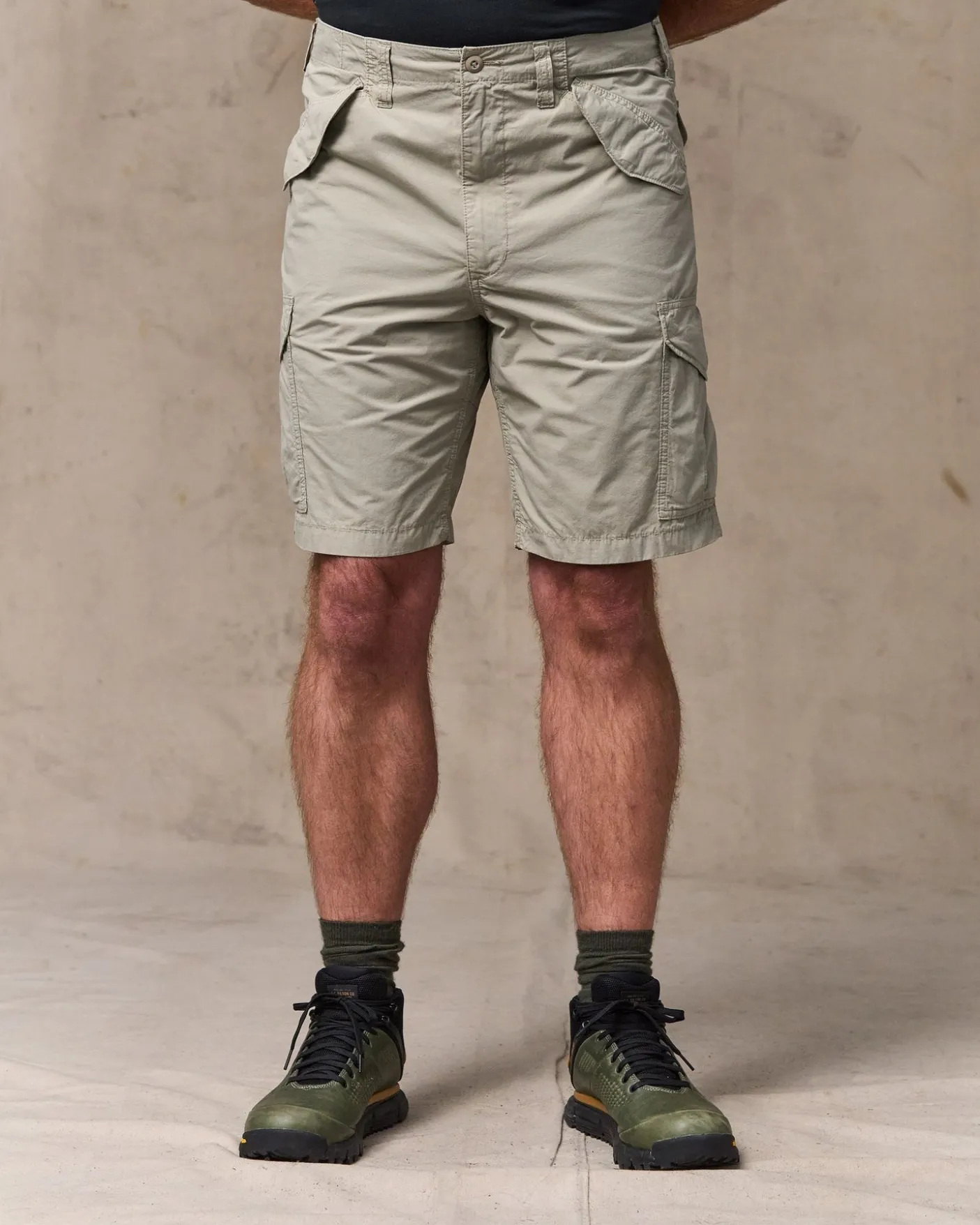 Tropical Poplin Cargo Short