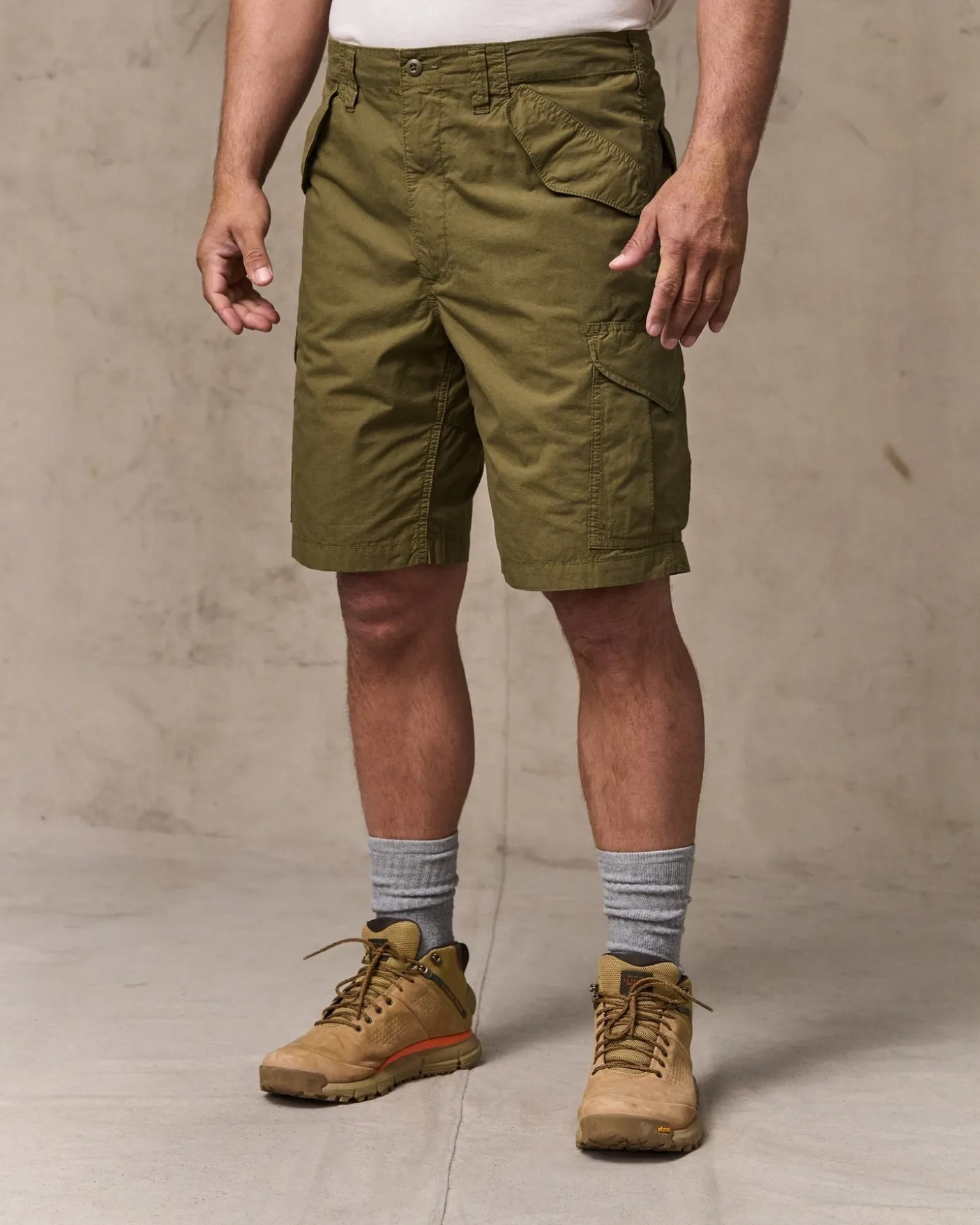 Tropical Poplin Cargo Short