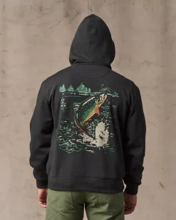 Trout Graphic Hoodie