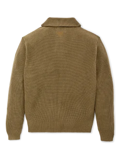 Vintage Cotton Shawl Neck Sweater