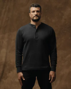Waffle Knit Henley