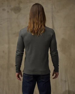 Waffle Knit Henley