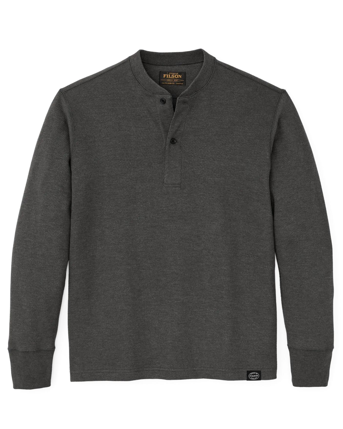 Waffle Knit Henley