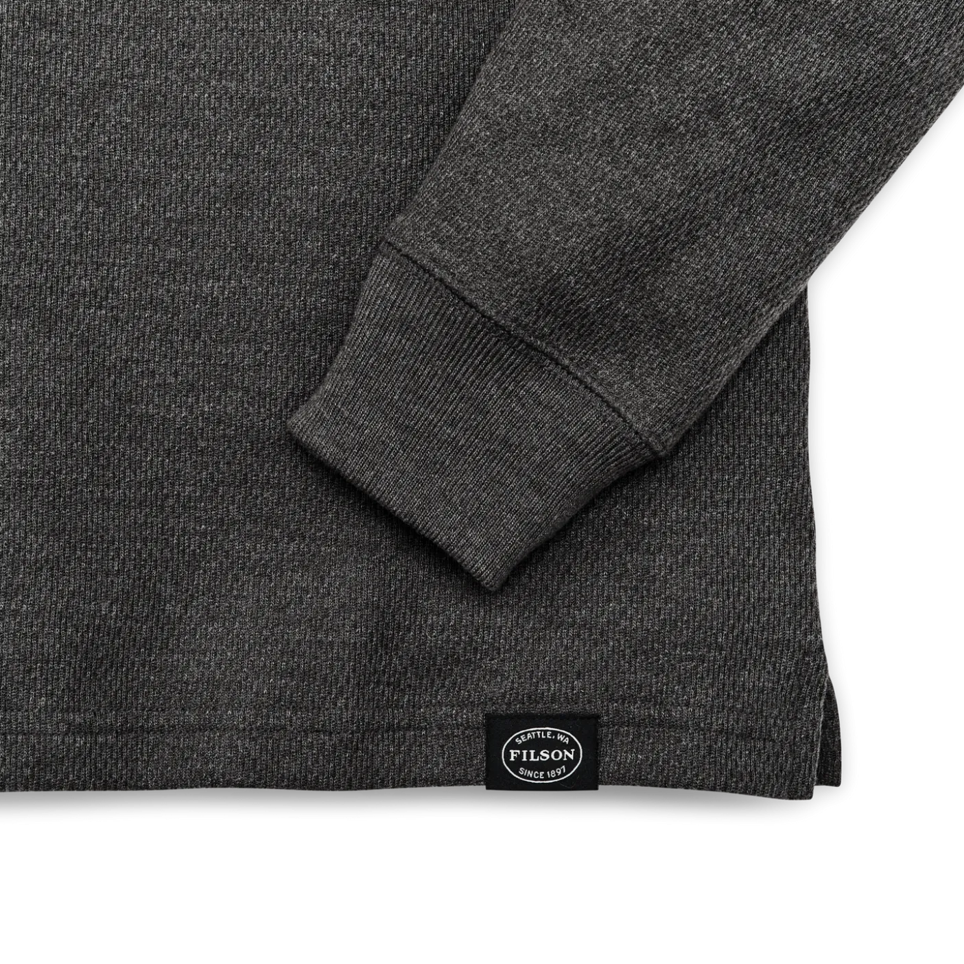 Waffle Knit Thermal Crewneck