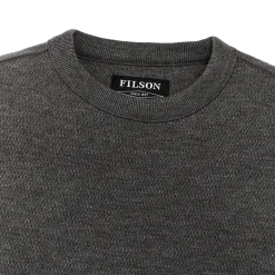 Waffle Knit Thermal Crewneck