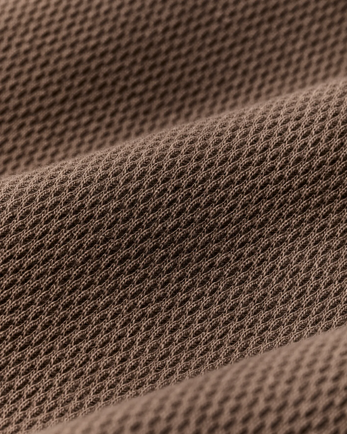 Waffle Knit Thermal Crewneck