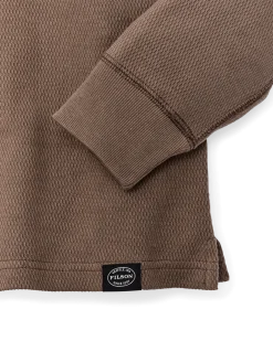 Waffle Knit Thermal Crewneck
