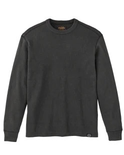 Waffle Knit Thermal Crewneck