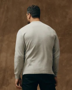 Waffle Knit Thermal Crewneck