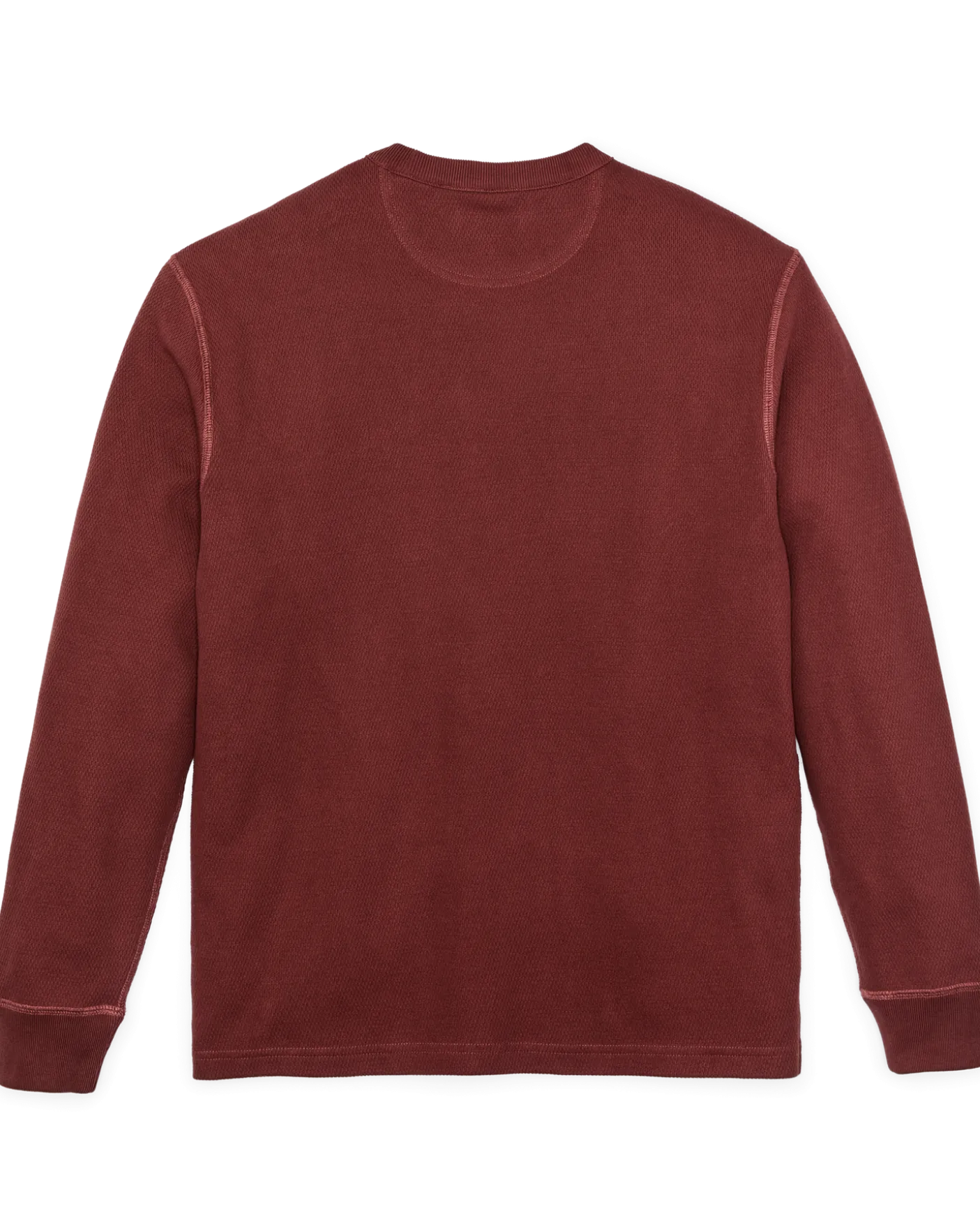 Waffle Knit Thermal Crewneck