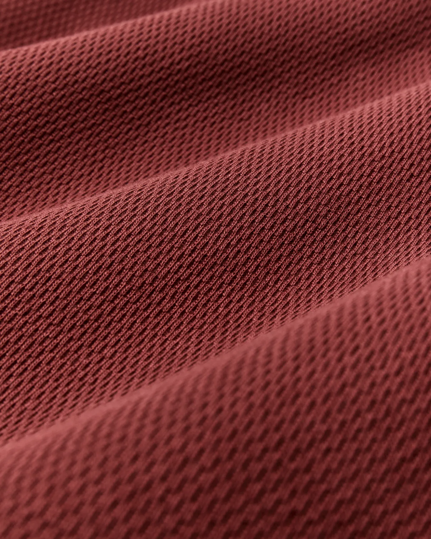 Waffle Knit Thermal Crewneck