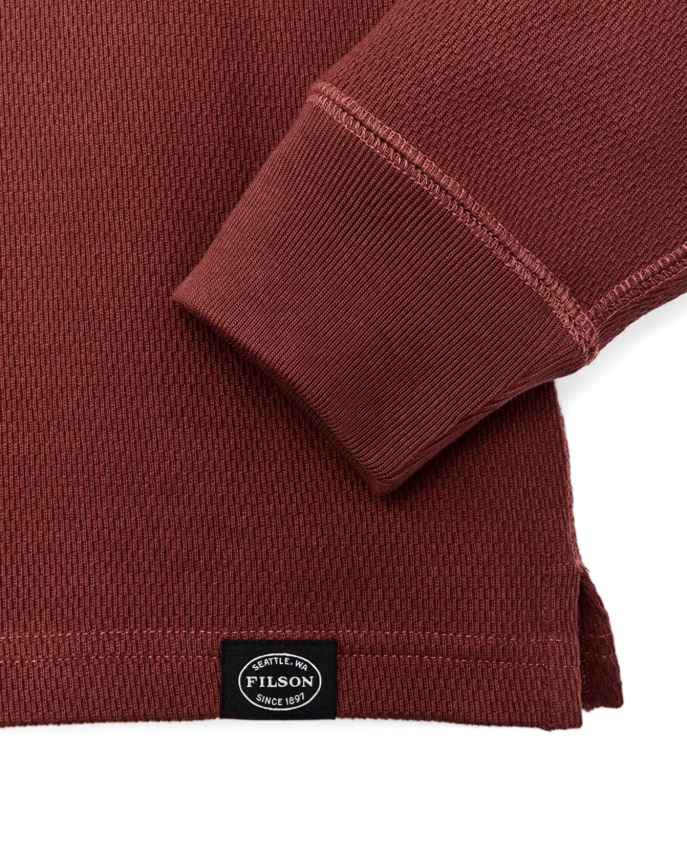Waffle Knit Thermal Crewneck