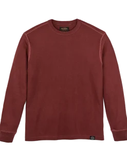 Waffle Knit Thermal Crewneck