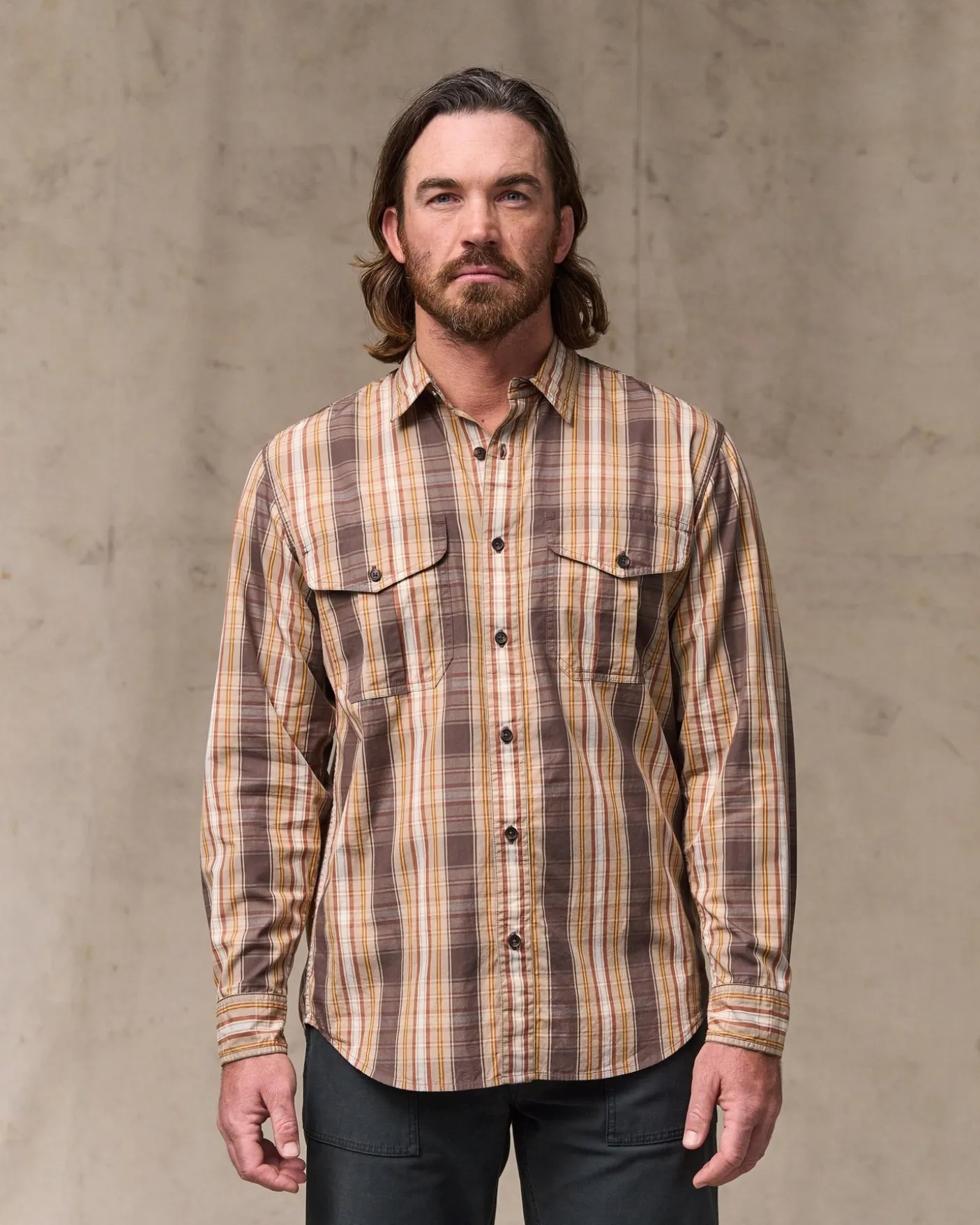Washed Feather Cloth Shirt