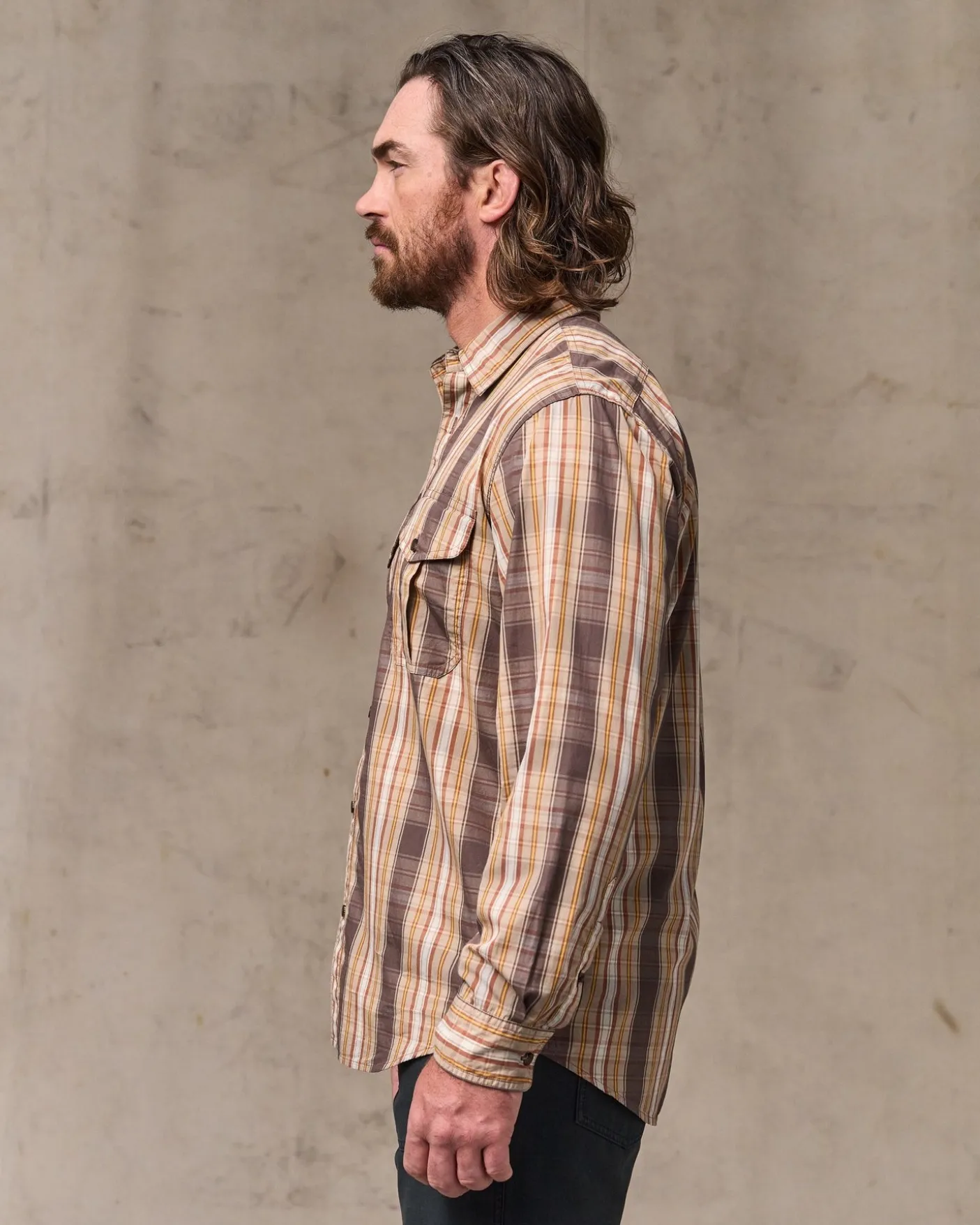 Washed Feather Cloth Shirt