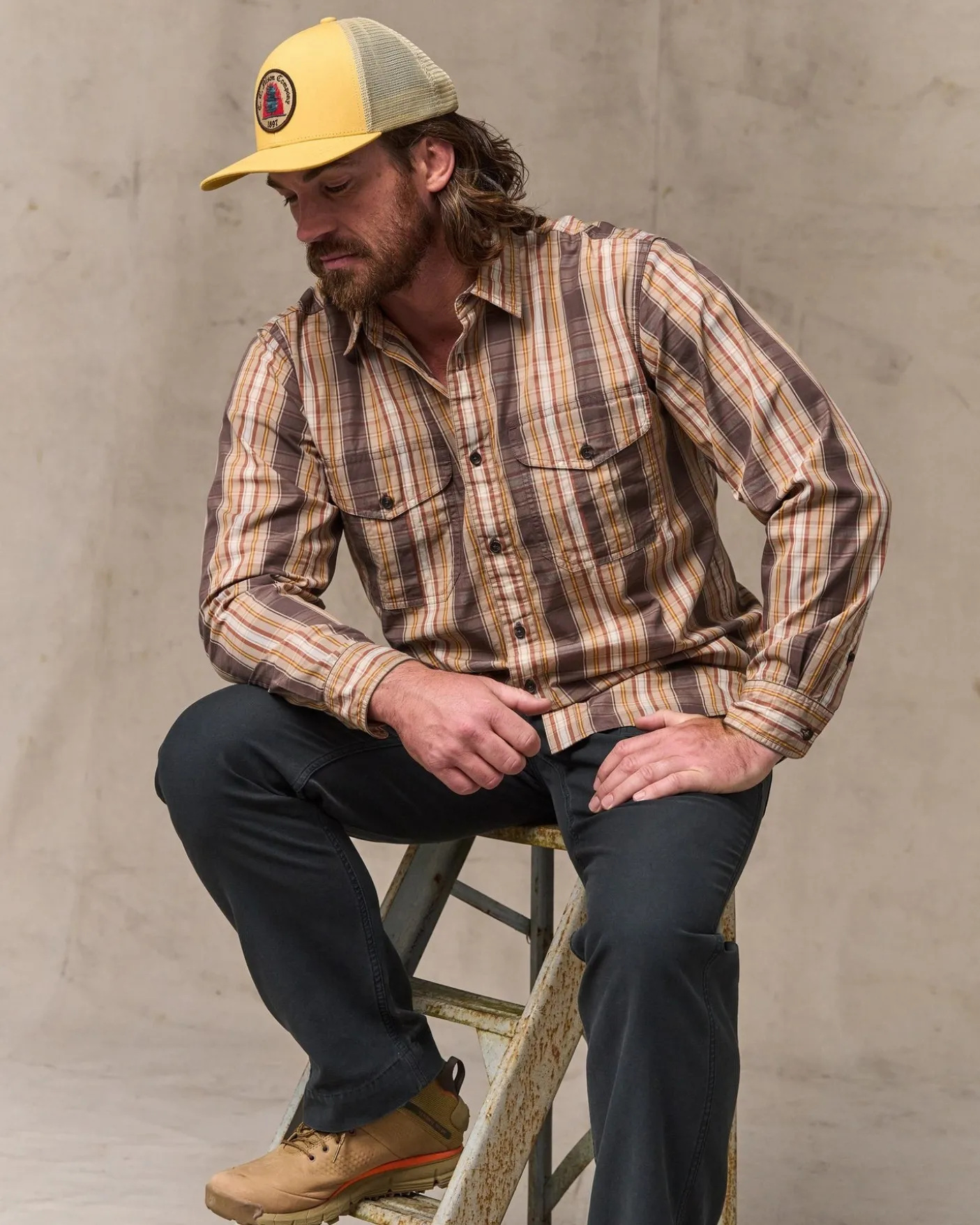 Washed Feather Cloth Shirt