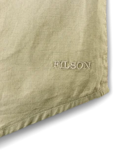 Washed Short Sleeve Feather Cloth Shirt