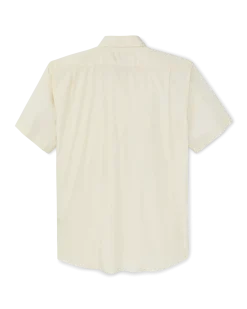 Washed Short Sleeve Feather Cloth Shirt