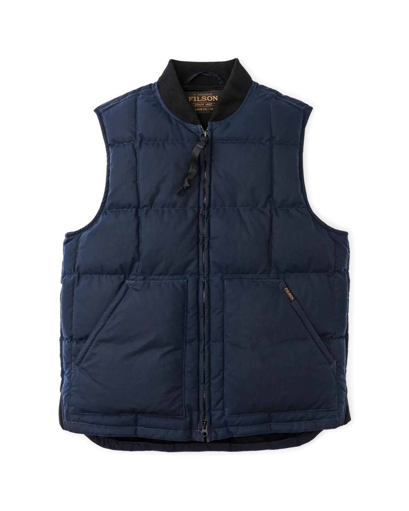 Waxed Down Vest