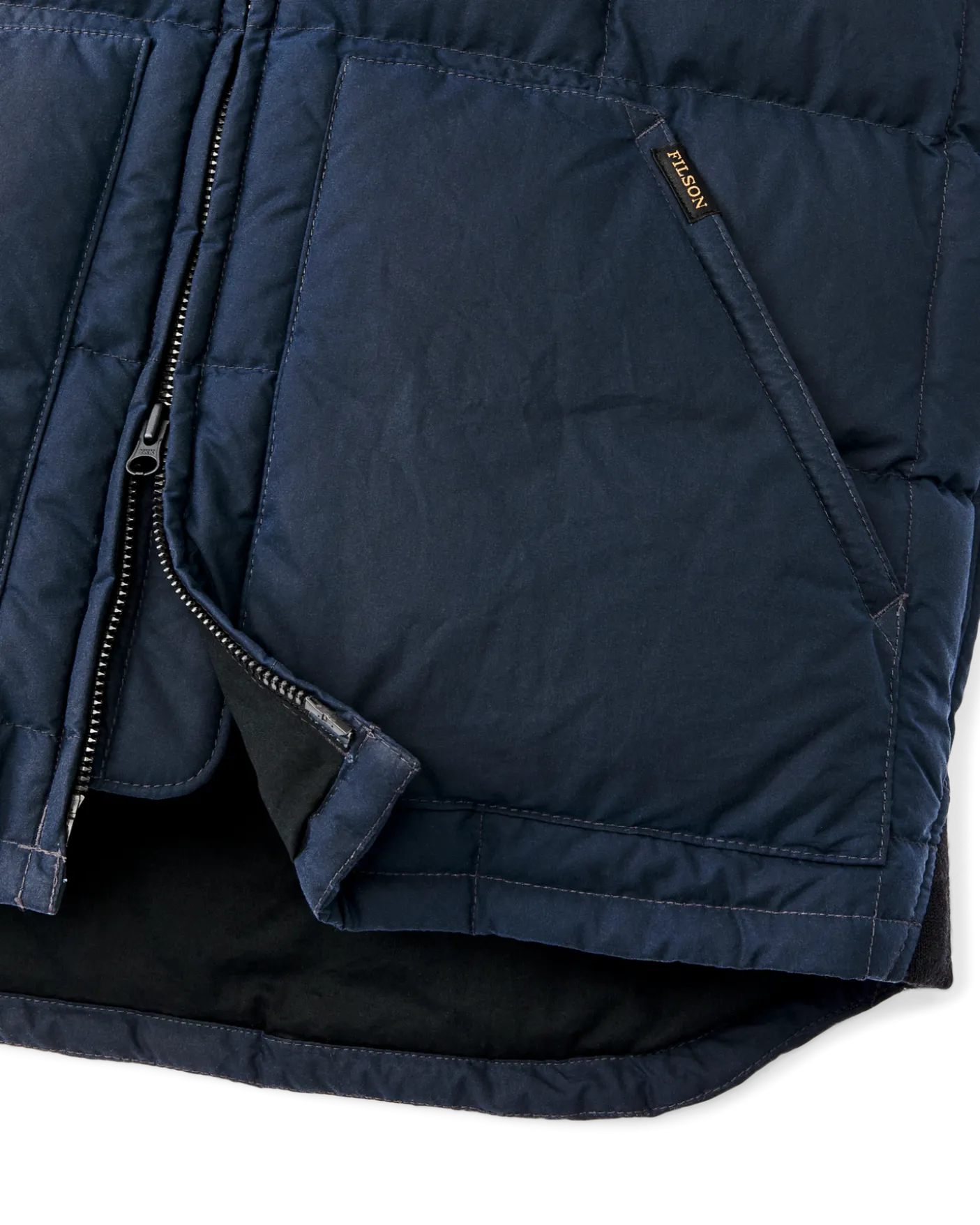 Waxed Down Vest