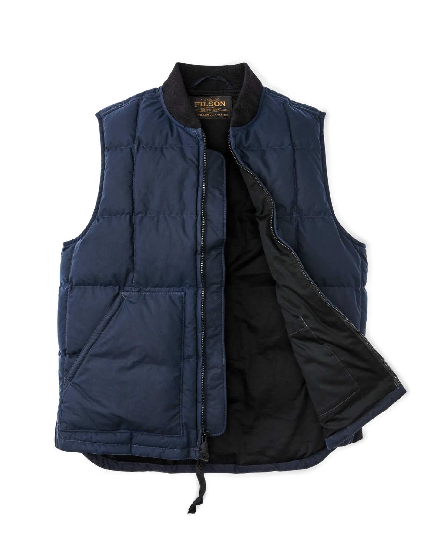 Waxed Down Vest