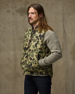 Waxed Down Vest