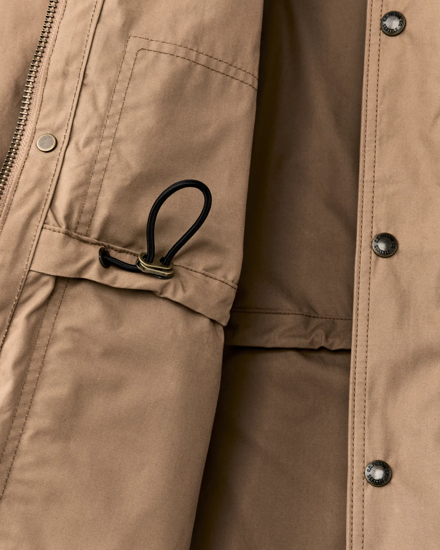 Women's Aviator Cloth Long Raincoat