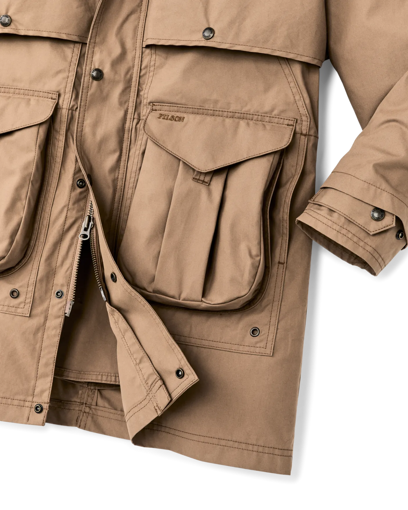 Women's Aviator Cloth Long Raincoat