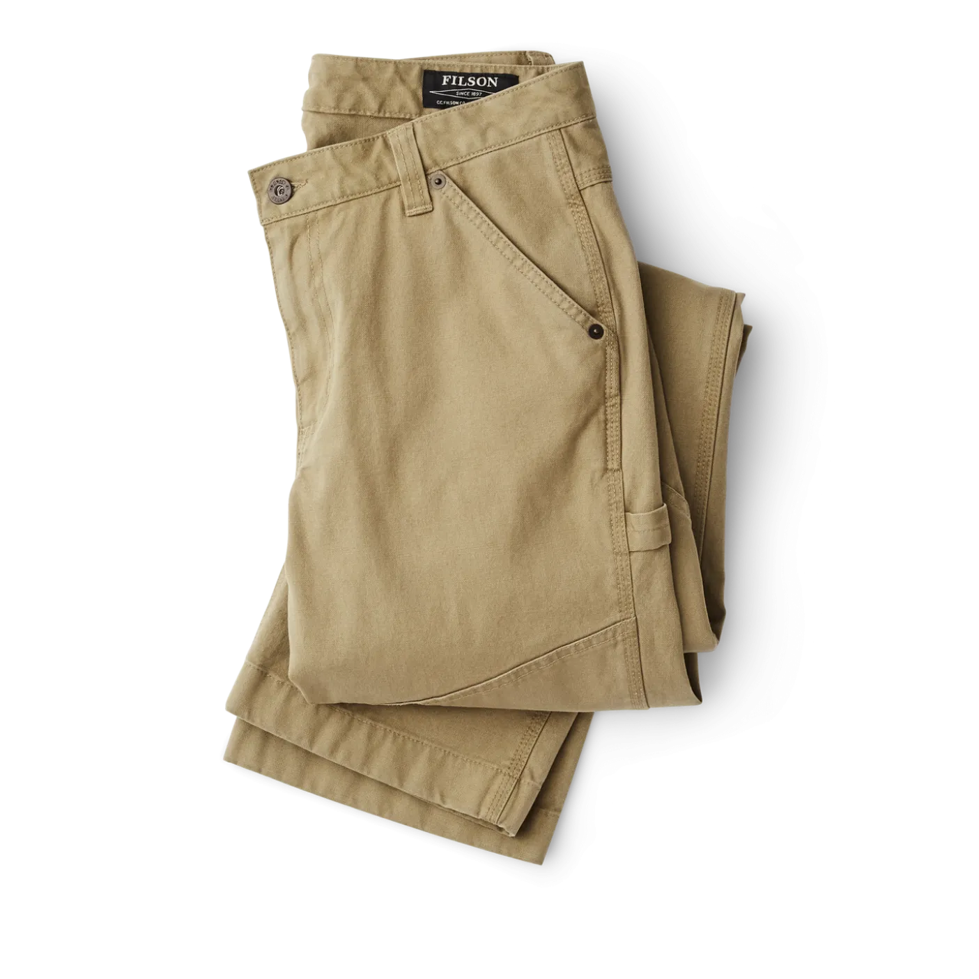 Women's Canvas Straight-leg Pants