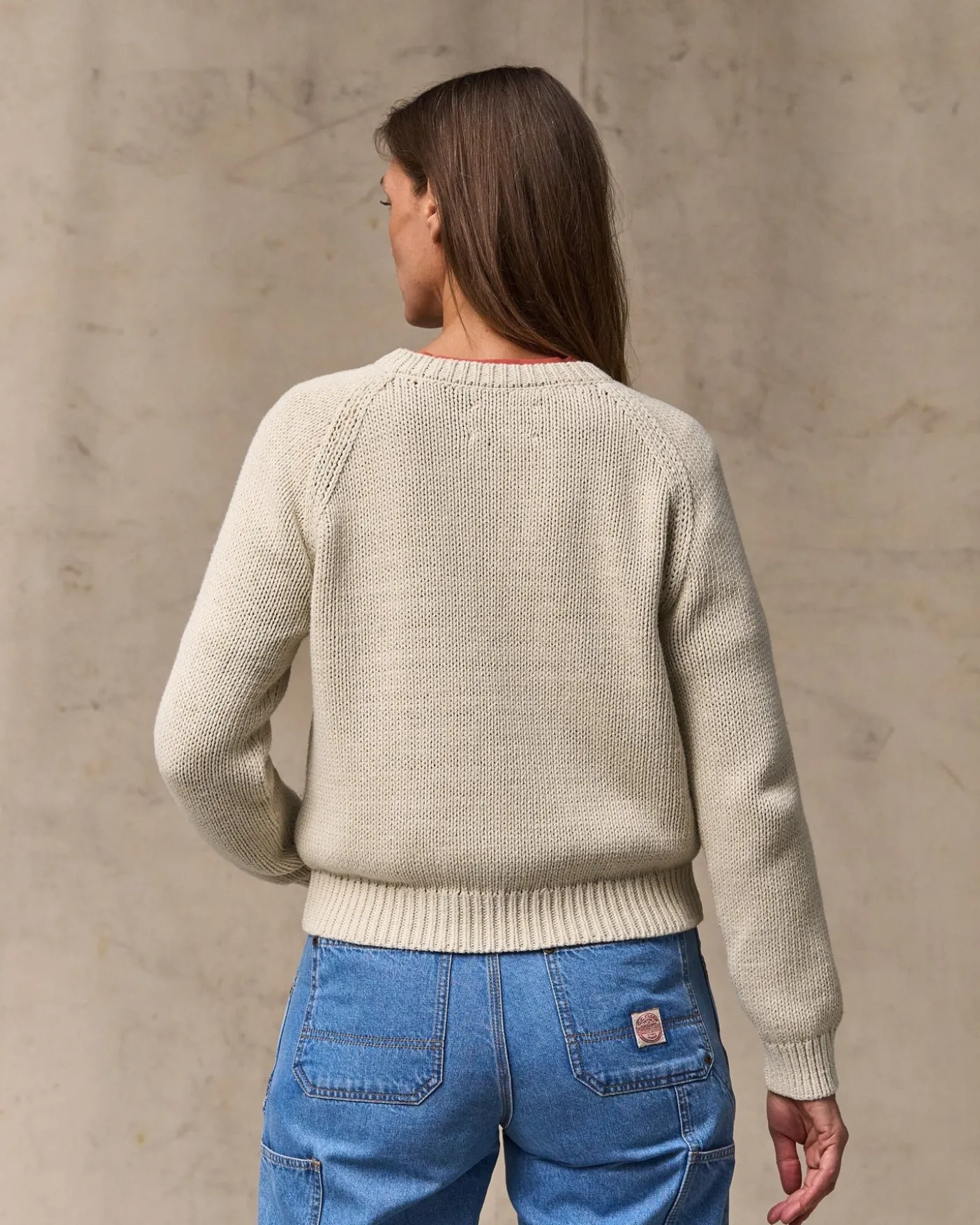 Women's Cotton Crewneck Sweater