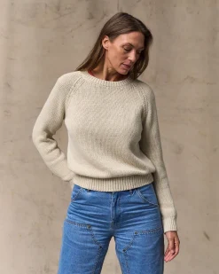 Women's Cotton Crewneck Sweater
