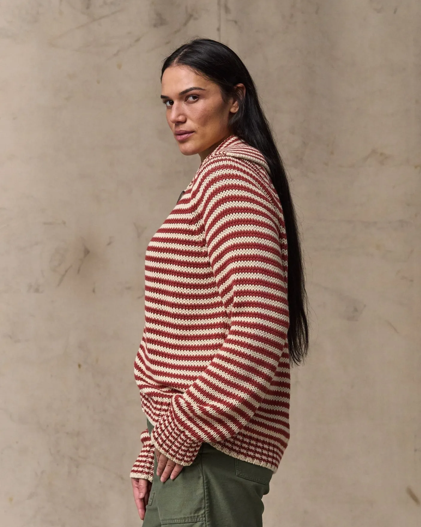 Women's Cotton Full-zip Cardigan