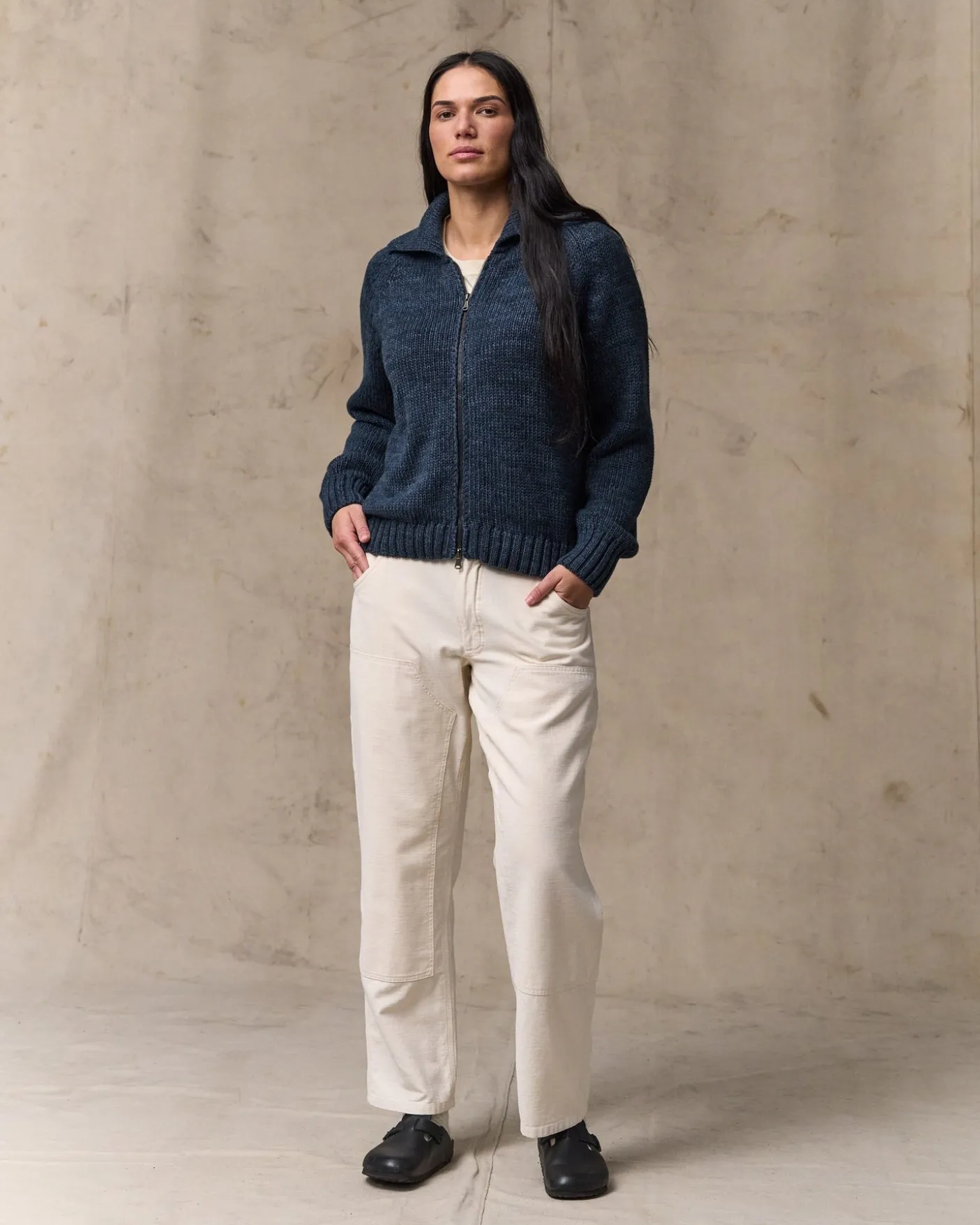 Women's Cotton Full-zip Cardigan