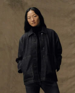 Women's Denim Barn Coat