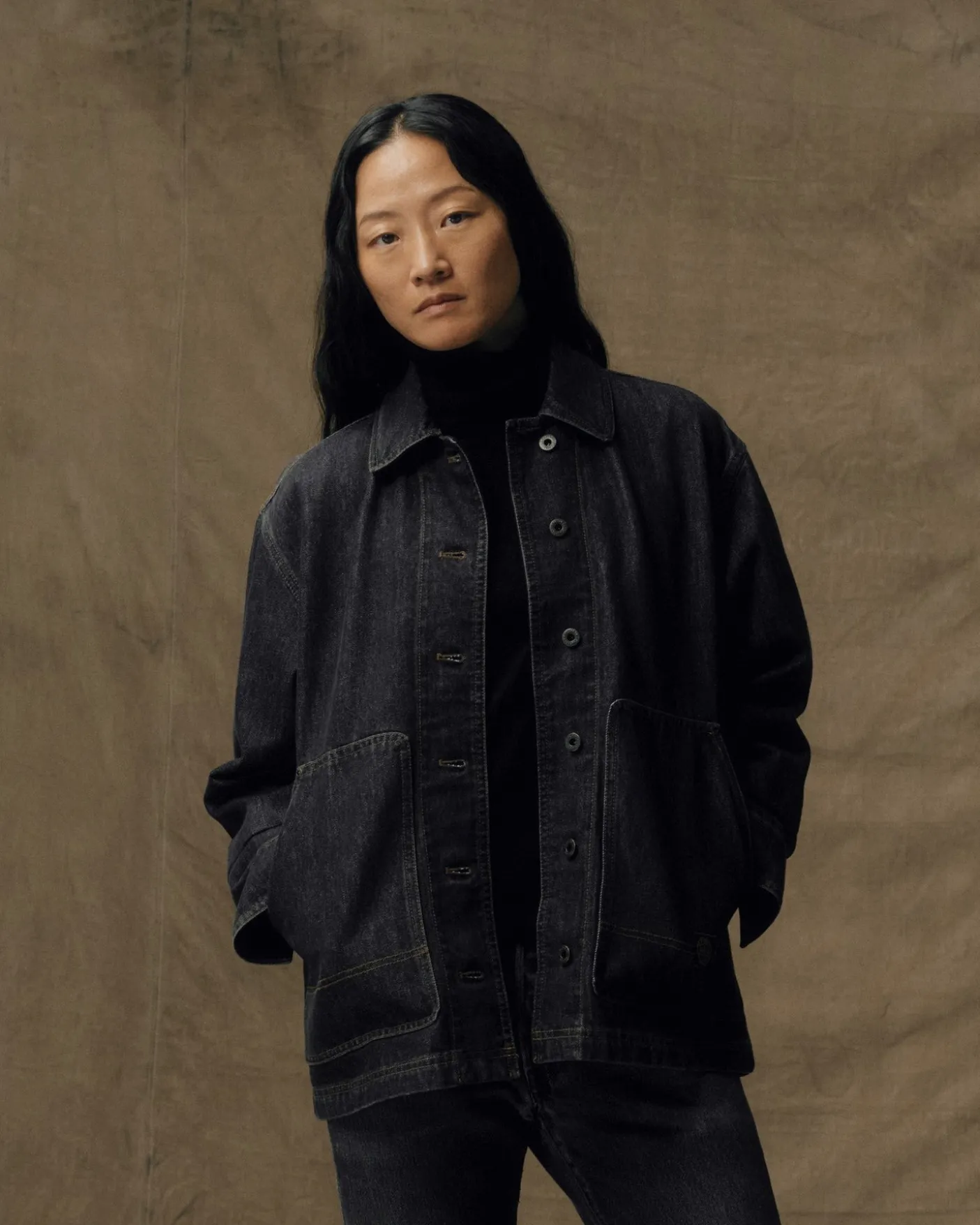 Women's Denim Barn Coat