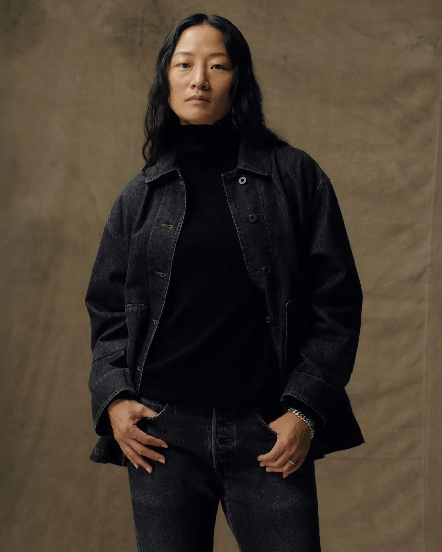 Women's Denim Barn Coat