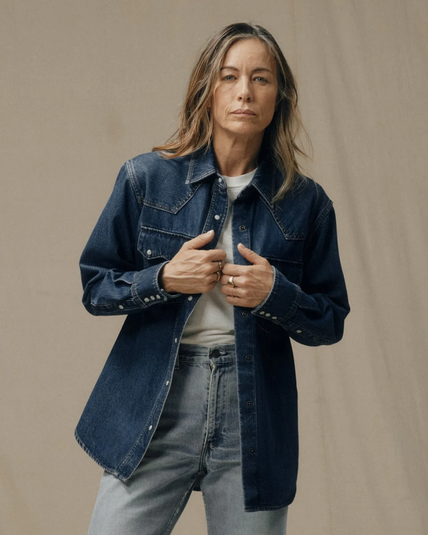 Women's Denim Western Shirt