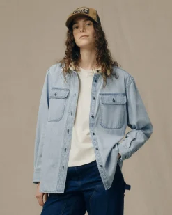 Women's Denim Work Shirt