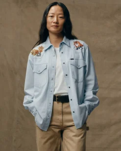Women's Embroidered Western Shirt