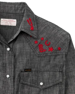 Women's Embroidered Western Shirt
