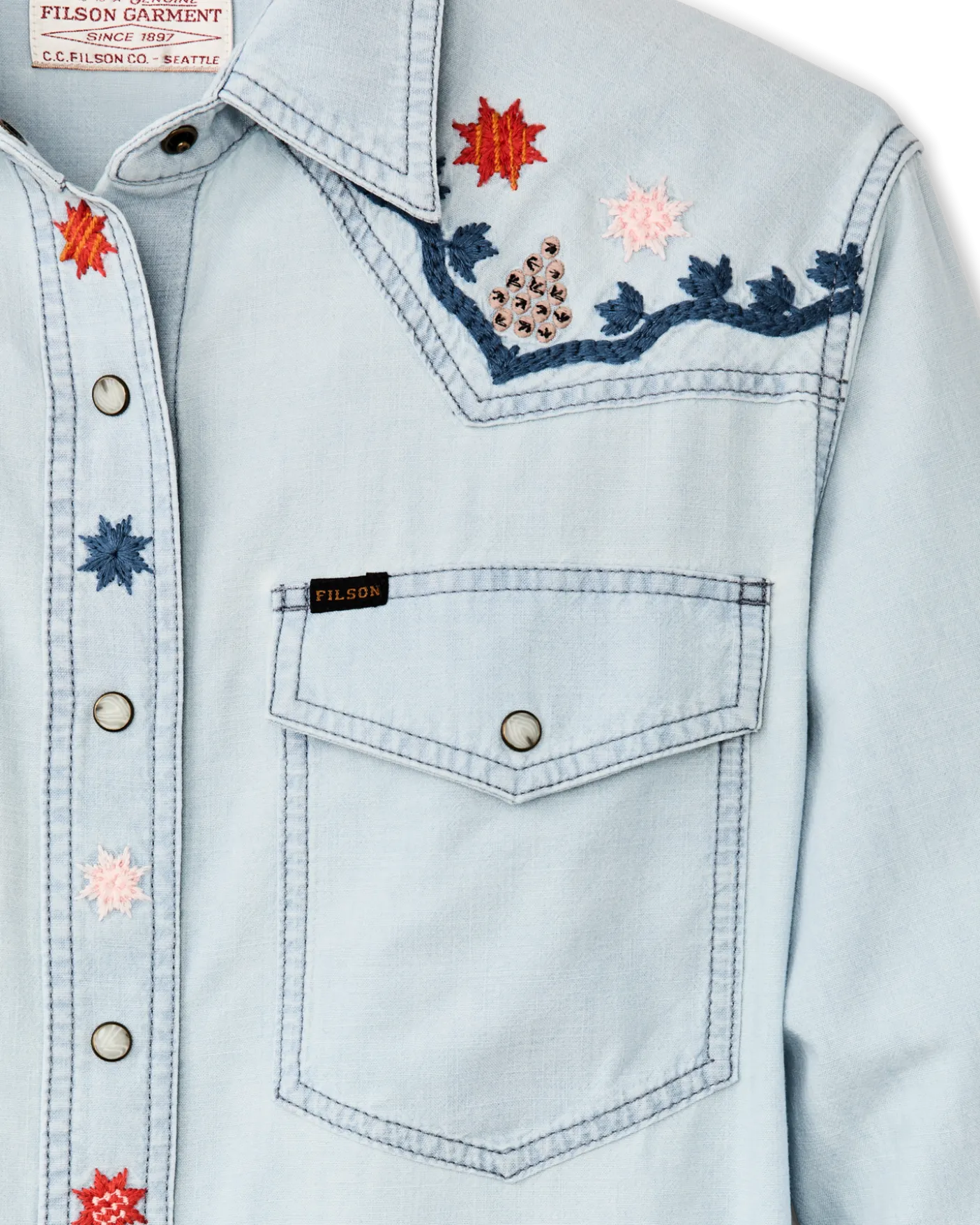 Women's Embroidered Western Shirt